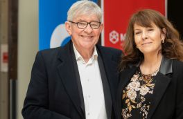 Gerard Cavanagh Past Chair of The Marketing Society with Irene McEvoy 